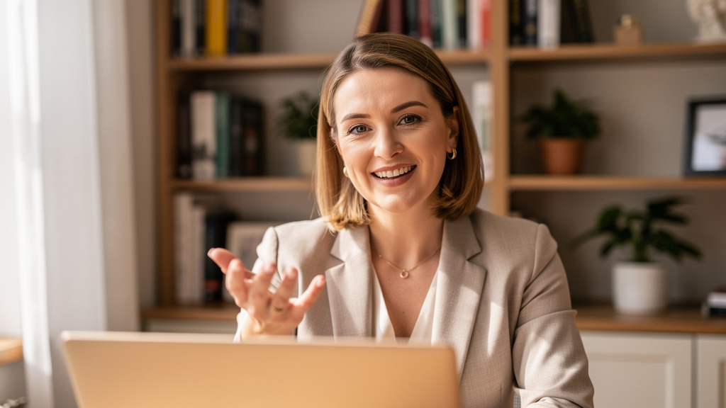 A Richmond teacher delivering a live lesson